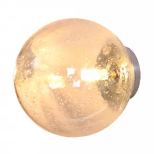 Nora Living Fera Textured Glass Wall Light (G9) Amber by Nora Living, a Wall Lighting for sale on Style Sourcebook
