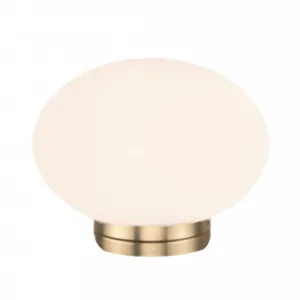 Nora Living Dolce Large Opal Wall Light (G9) Satin Brass by Nora Living, a Wall Lighting for sale on Style Sourcebook