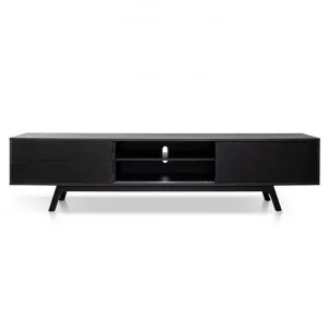 Campbell 2 Drawer Sliding Door Lowline TV Unit, 210cm, Black by Conception Living, a Entertainment Units & TV Stands for sale on Style Sourcebook