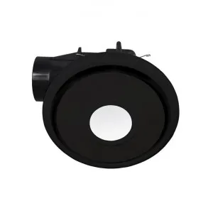 Emeline II 290 Ceiling Exhaust Fan with LED Light, Round, Black by Mercator, a Exhaust Fans for sale on Style Sourcebook