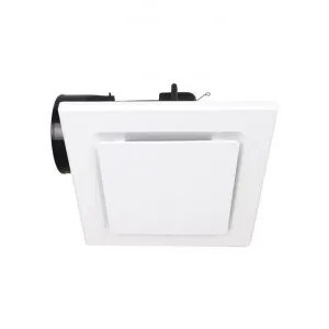 Novaline II 290 Ceiling Exhaust Fan, Square, White by Mercator, a Exhaust Fans for sale on Style Sourcebook