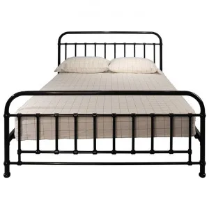Corringle Metal Bed, Double, Black by Dodicci, a Beds & Bed Frames for sale on Style Sourcebook