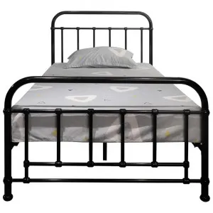Corringle Metal Bed, King Single, Black by Dodicci, a Beds & Bed Frames for sale on Style Sourcebook