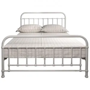 Corringle Metal Bed, Queen, White by Dodicci, a Beds & Bed Frames for sale on Style Sourcebook