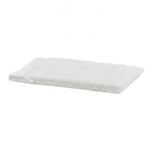 Aquanova Milan Cotton Wash Mitt, White by Aquanova, a Towels & Washcloths for sale on Style Sourcebook