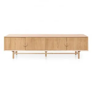 Glenorie Oak Timber 4 Door TV Unit, 210cm, Oak by Conception Living, a Entertainment Units & TV Stands for sale on Style Sourcebook