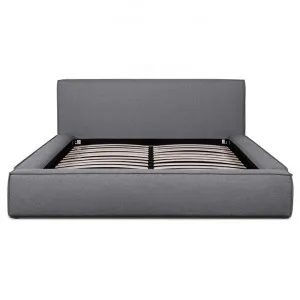 Bullio Fabric Platform Bed, King, Pearl Grey by Conception Living, a Beds & Bed Frames for sale on Style Sourcebook