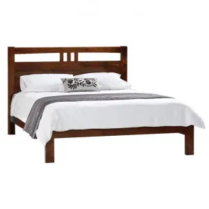 Kate New Zealand Pine Timber Bed, King Single, Walnut by ELITEFine Home, a Beds & Bed Frames for sale on Style Sourcebook