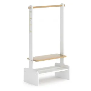 Boori Tidy Wooden Kids Cloth Rack, Barley White / Almond by Boori, a Kids Storage & Toy Boxes for sale on Style Sourcebook