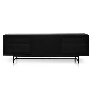 Rolleston Sliding Door TV Unit, 210cm, Black by Conception Living, a Entertainment Units & TV Stands for sale on Style Sourcebook