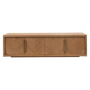 Oran Wooden 4 Door TV Unit, 180cm, Dusty Oak by Conception Living, a Entertainment Units & TV Stands for sale on Style Sourcebook