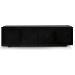 Oran Wooden 4 Door TV Unit, 180cm, Espresso Black by Conception Living, a Entertainment Units & TV Stands for sale on Style Sourcebook