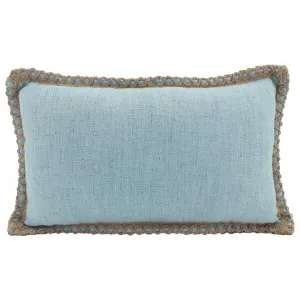 Belrose Linen Lumbar Cushion, Sky Blue by NF Living, a Cushions, Decorative Pillows for sale on Style Sourcebook