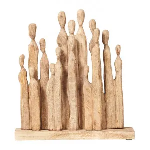 Metropolis Carved Mango Wood Figures, Tall by Casa Sano, a Statues & Ornaments for sale on Style Sourcebook