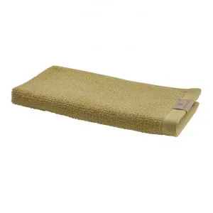 Aquanova Oslo Organic Cotton Guest Towel, Mustard by Aquanova, a Towels & Washcloths for sale on Style Sourcebook