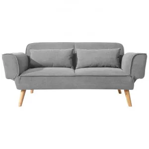 Kate Fabric Clic Clac Sofa Bed, 2 Seater, Grey by MY Room, a Sofa Beds for sale on Style Sourcebook