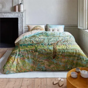 Beddinghouse Van Gogh The White Orchard Cotton Sateen Quilt Cover Set, King by Beddinghouse x Van Gogh, a Bedding for sale on Style Sourcebook