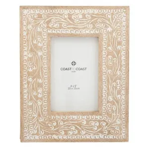 Tiare Mango Wood Photo Frame, 4x6" by Coast To Coast Home, a Photo Frames for sale on Style Sourcebook