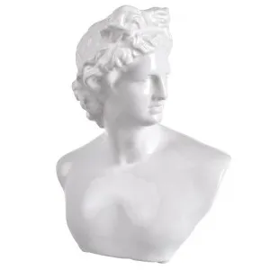 Troy Ceramic Bust Sculpture by Diaz Design, a Statues & Ornaments for sale on Style Sourcebook