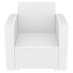 Siesta Monaco Commercial Grade Resin Wicker Outdoor Armchair, White by Siesta, a Outdoor Chairs for sale on Style Sourcebook
