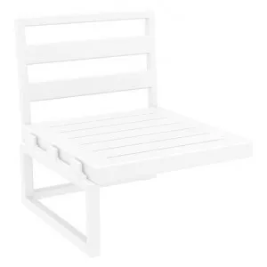 Siesta Mykonos Outdoor Lounge Extension Seat, White by Siesta, a Outdoor Sofas for sale on Style Sourcebook