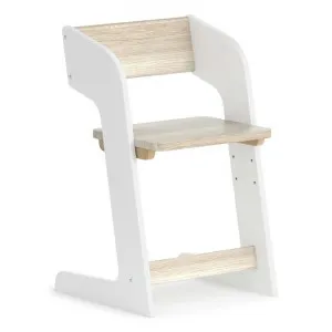 Boori Oslo Wooden Adjustable Study Chair, Barley White / Oak by Boori, a Kids Chairs & Tables for sale on Style Sourcebook