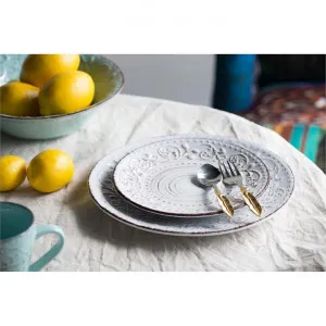 Dane Hill Stoneware Salad Plate, Cream by Affinity Furniture, a Plates for sale on Style Sourcebook