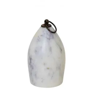 Nessa Marble Door Stopper, White by A.Ross Living, a Door Hardware for sale on Style Sourcebook