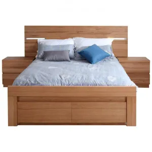 Kinghorne Messmate Timber Bed with Nightlight, King by Glano, a Beds & Bed Frames for sale on Style Sourcebook
