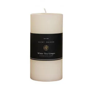 Maison Scented Pillar Candle Set, White Tea Ginger, Medium by Provencal Treasures, a Candles for sale on Style Sourcebook