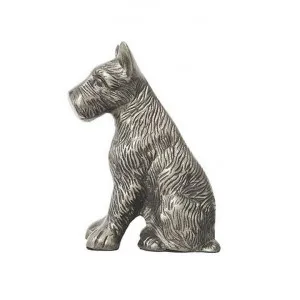 Ferret Metal Scottie Dog Sculpture by French Country Collection, a Statues & Ornaments for sale on Style Sourcebook