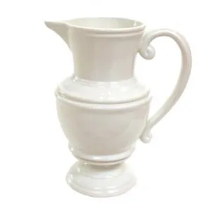 Rhone Dolomite Ceramic Pitcher, Large by Provencal Treasures, a Jugs for sale on Style Sourcebook