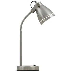 Nova Metal Task Lamp, Nickel by Telbix, a Desk Lamps for sale on Style Sourcebook