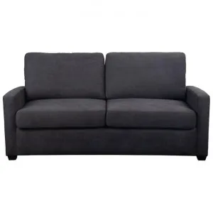 Zac Fabric Pull Out Sofa Bed, 2 Seater / Double, Graphite by Dodicci, a Sofa Beds for sale on Style Sourcebook