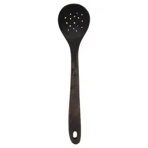 VTWonen Cyder Acacia Timber Slotted Spoon,Black by vtwonen, a Cutlery for sale on Style Sourcebook
