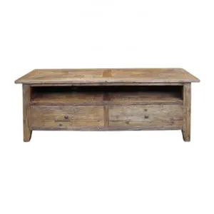 Auberge Parquetry Reclaimed Elm Timber 2 Drawer TV Unit, 140cm by Montego, a Entertainment Units & TV Stands for sale on Style Sourcebook