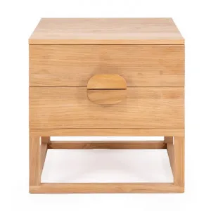 Floro Teak Timber Bedside Table by Ambience Interiors, a Bedside Tables for sale on Style Sourcebook