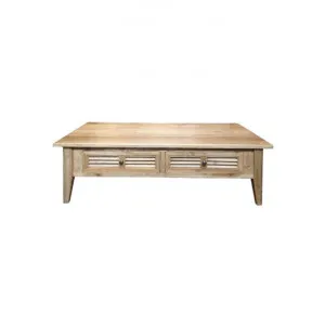 Croix Timber 2 Drawer Coffee Table, 130cm by Montego, a Coffee Table for sale on Style Sourcebook