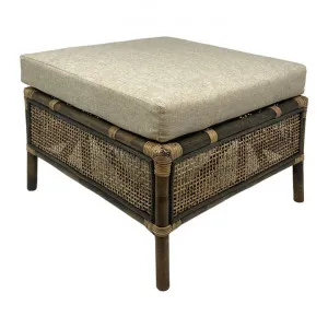 Hosten Rattan Footstool by Chateau Legende, a Stools for sale on Style Sourcebook