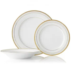 Noritake Hampshire Gold Fine Porcelain 12 Piece Dinner Set by Noritake, a Dinner Sets for sale on Style Sourcebook