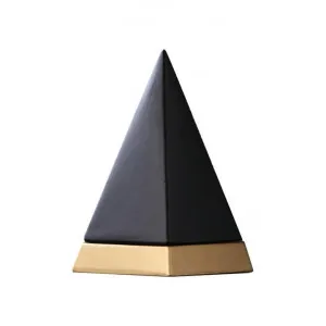 Paradox Ceramic Pyramid Decor, Large, Black by Paradox, a Decor for sale on Style Sourcebook