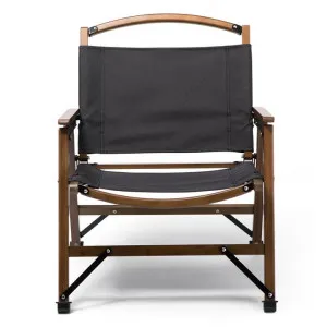 Longster Foldable Outdoor Camp Chair, Black by New Oriental, a Outdoor Chairs for sale on Style Sourcebook