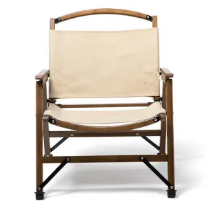 Longster Foldable Outdoor Camp Chair, Khaki by New Oriental, a Outdoor Chairs for sale on Style Sourcebook
