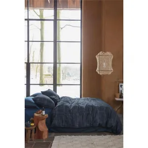 VTWonen Vintage Indigo Cotton Quilt Cover Set, King by vtwonen, a Bedding for sale on Style Sourcebook
