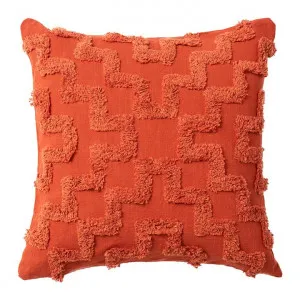 Accessorize Janni Cotton Scatter Cushion, Rust by Accessorize Bedroom Collection, a Cushions, Decorative Pillows for sale on Style Sourcebook