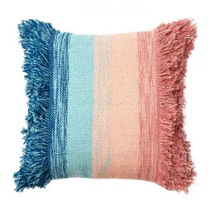 Accessorize Layne Cotton Scatter Cushion, Blue / Blush by Accessorize Bedroom Collection, a Cushions, Decorative Pillows for sale on Style Sourcebook