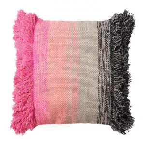 Accessorize Layne Cotton Scatter Cushion, Pink / Charcoal by Accessorize Bedroom Collection, a Cushions, Decorative Pillows for sale on Style Sourcebook