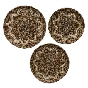 Starsi 3 Piece Seagrass Wall Decor Set by Casa Uno, a Wall Hangings & Decor for sale on Style Sourcebook