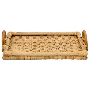 Soassy Rattan Tray, Natural by Casa Uno, a Trays for sale on Style Sourcebook