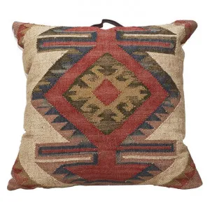 Kilm Panja Jute & Wool Floor Cushion with Handle by Casa Uno, a Cushions, Decorative Pillows for sale on Style Sourcebook